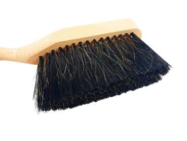 Preview: 2tlg. Kehrgarnitur - Metall Kehrblech + Rosshaar Handbesen